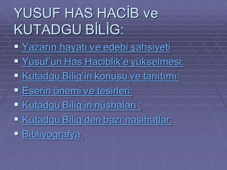 kutadgu bilig kısaca