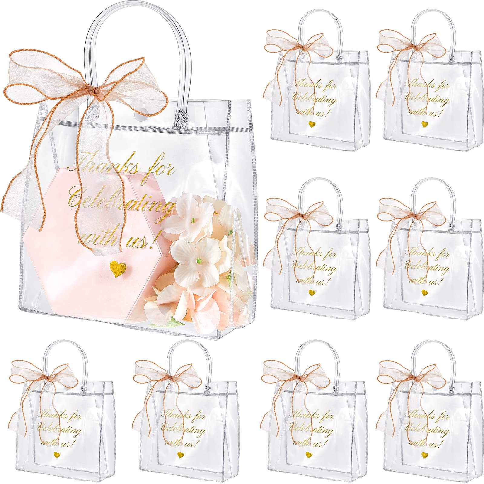 clear gift bags