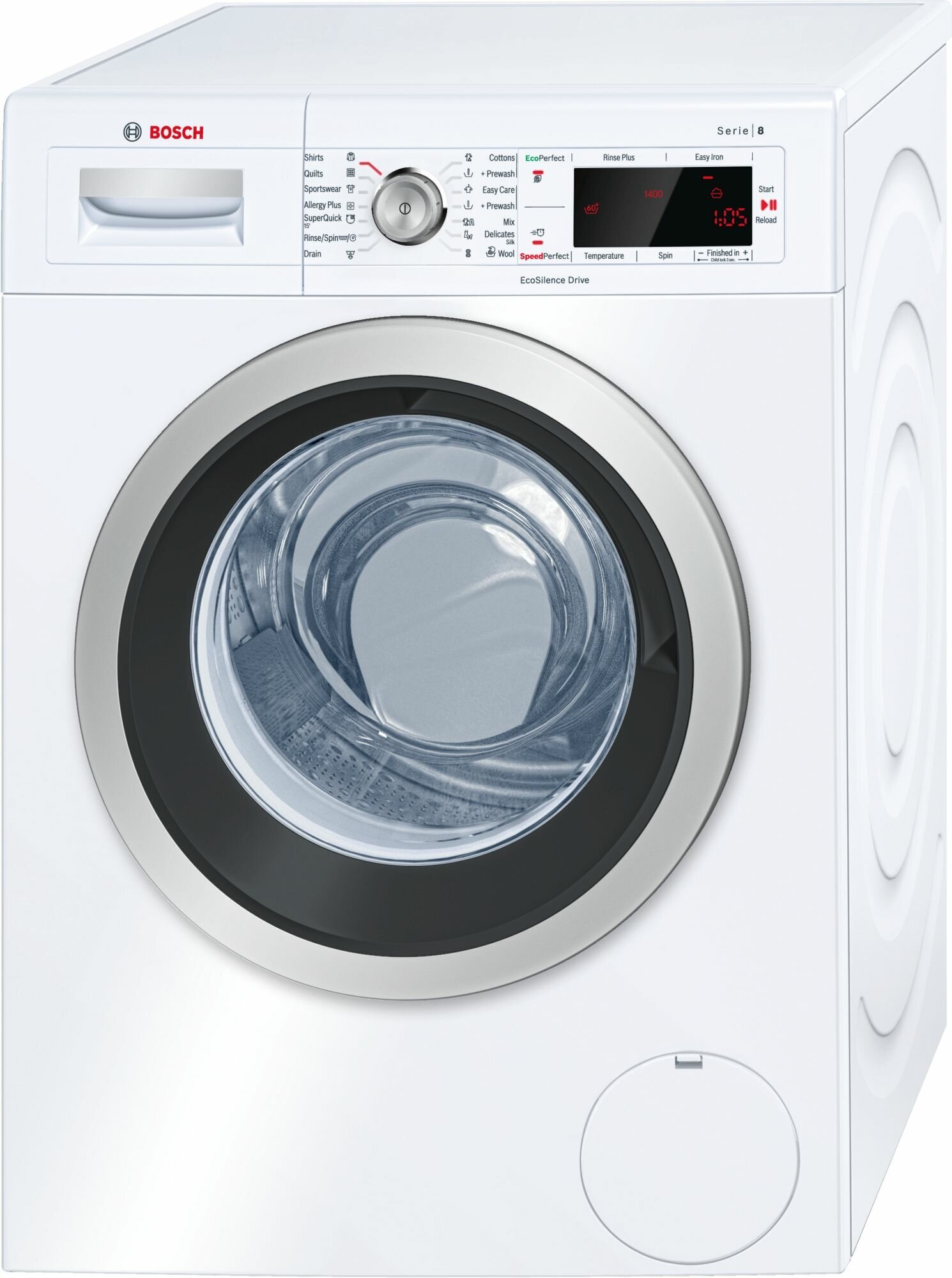 bosch series 8 8kg front load washing machine waw28460au