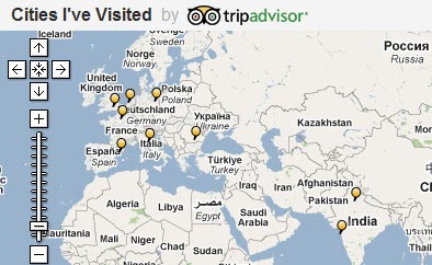cities ive visited map tripadvisor