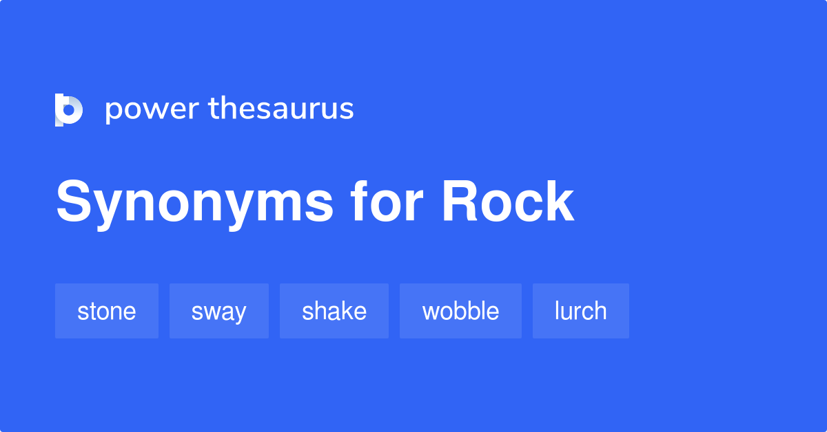 rock synonyms