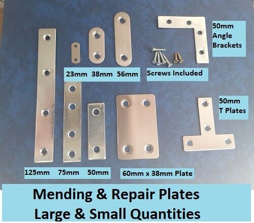 flat brackets for wood