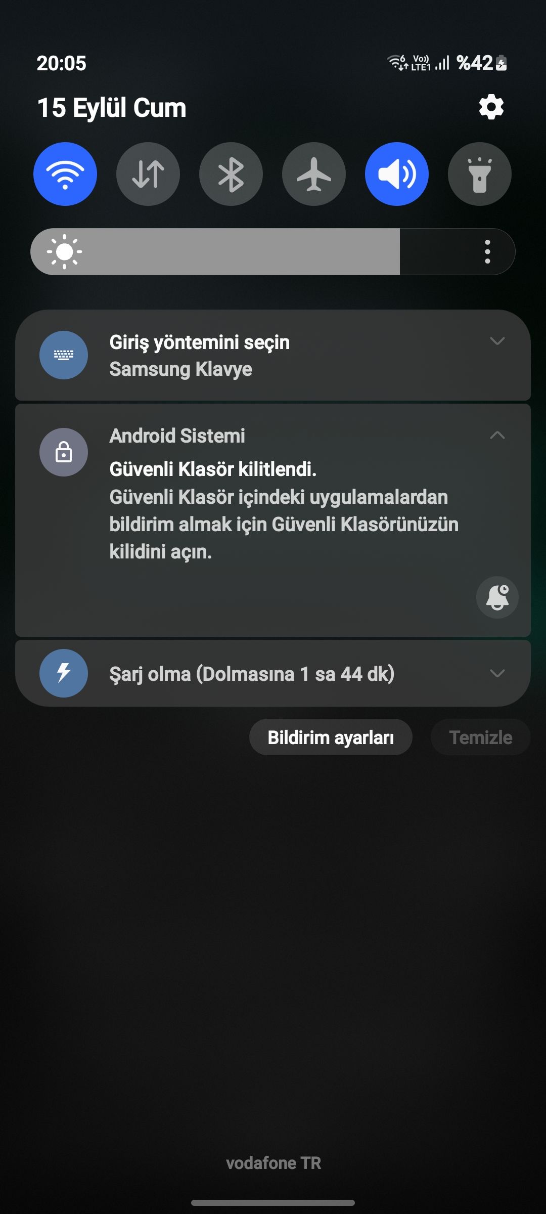 samsung güvenli klasör şifremi unuttum