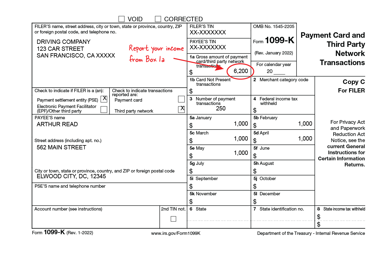 uber w2 tax form