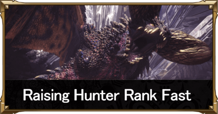 monster hunter world raise hunter rank