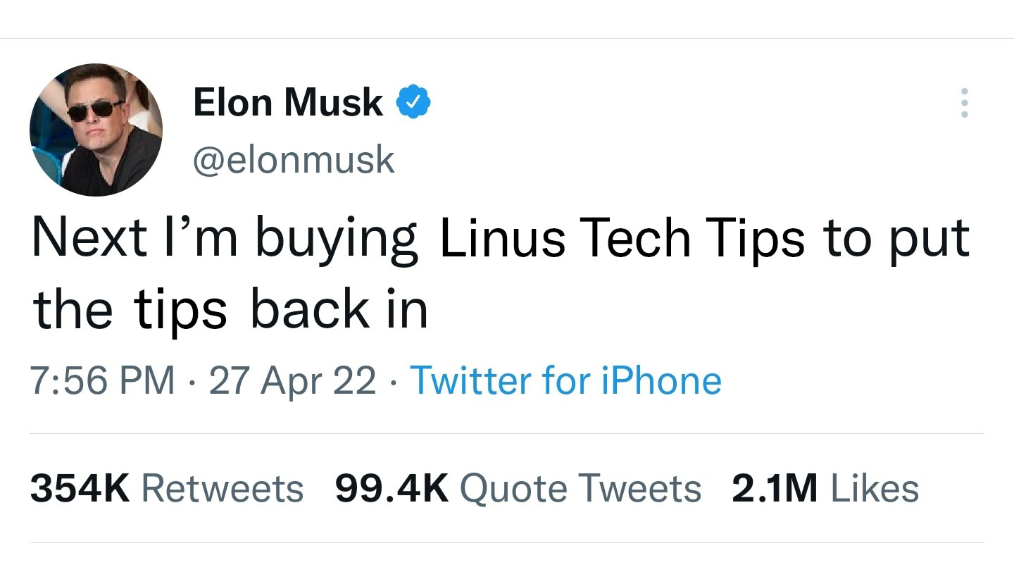 linus twitter