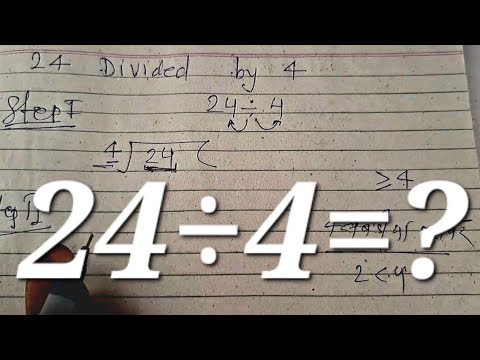 24divided by 4