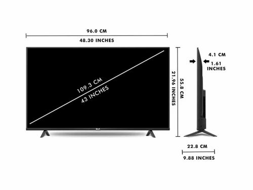 43 inches into cm