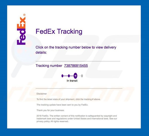 fedex travking