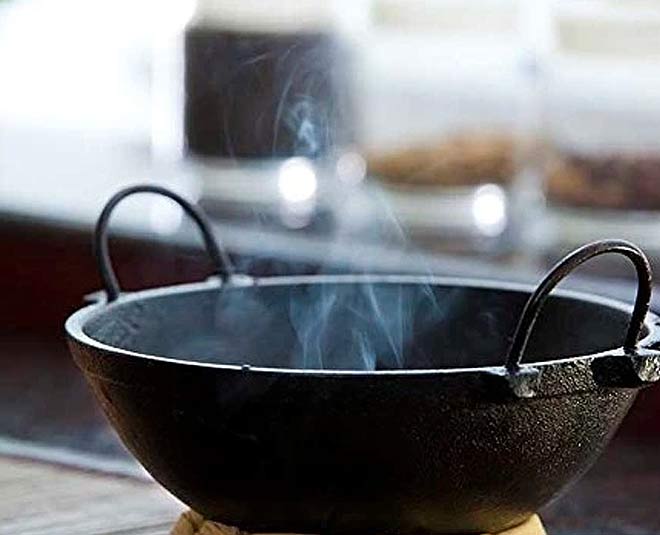 iron kadai for cooking