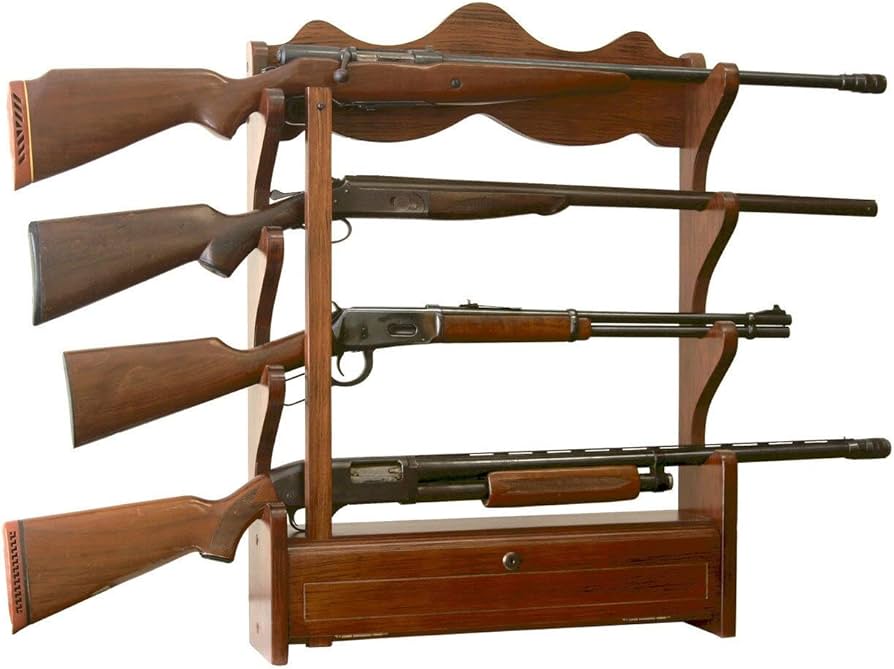 rifle rack wall