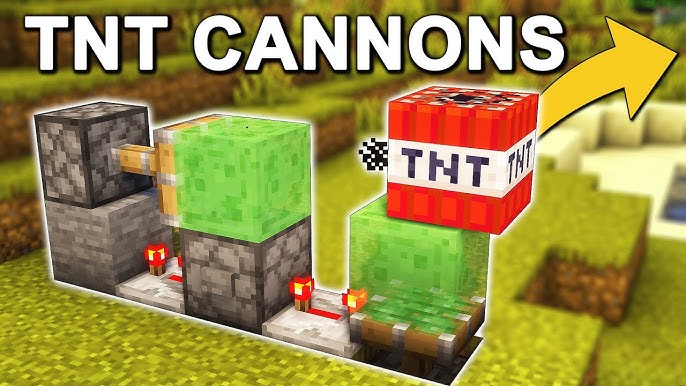 how to make a tnt launcher in minecraft bedrock