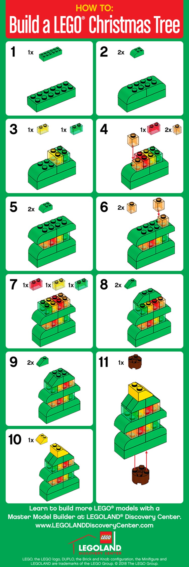 lego instructions christmas tree