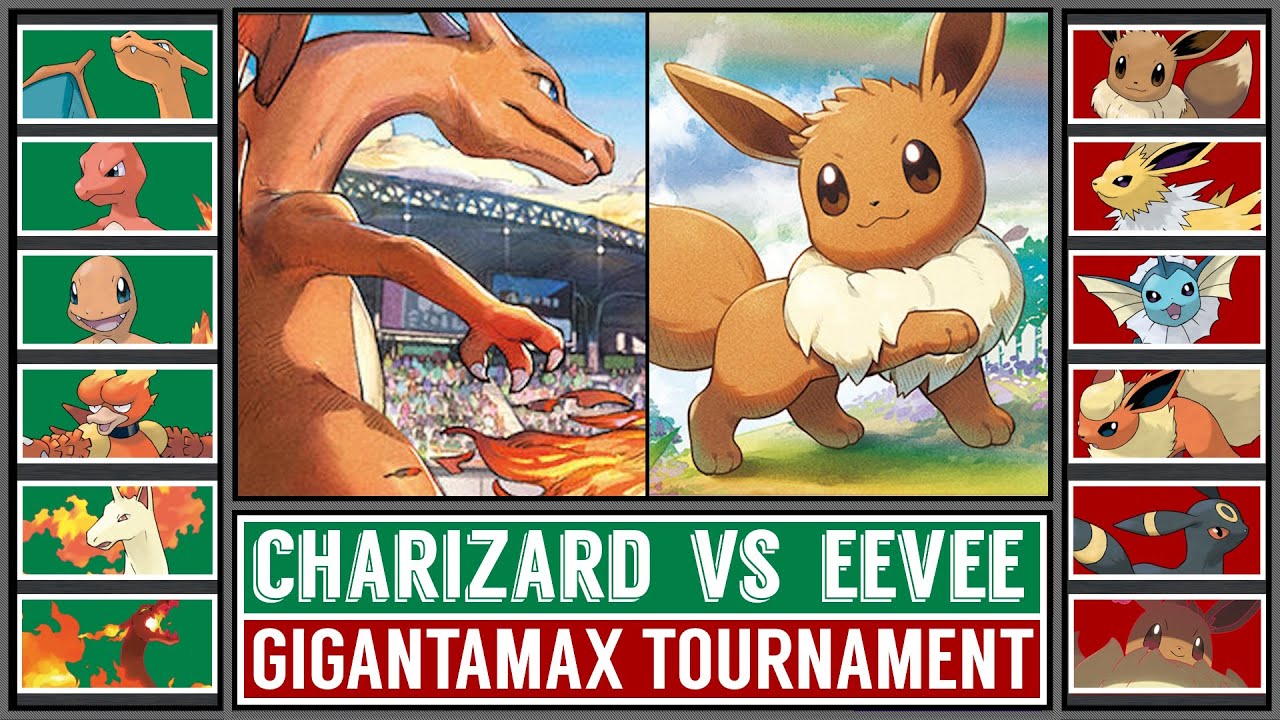 eevee vs charizard