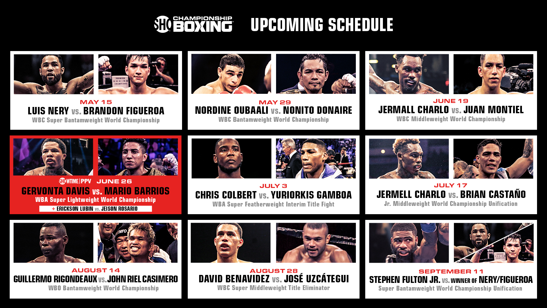 boxing showtime schedule