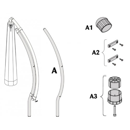 parasol replacement parts