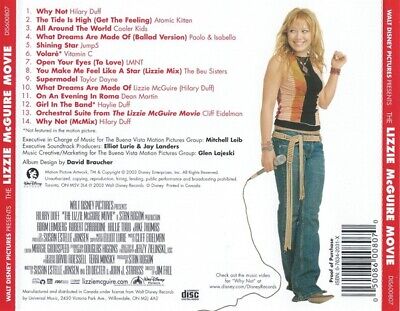 lizzie mcguire songs from the movie