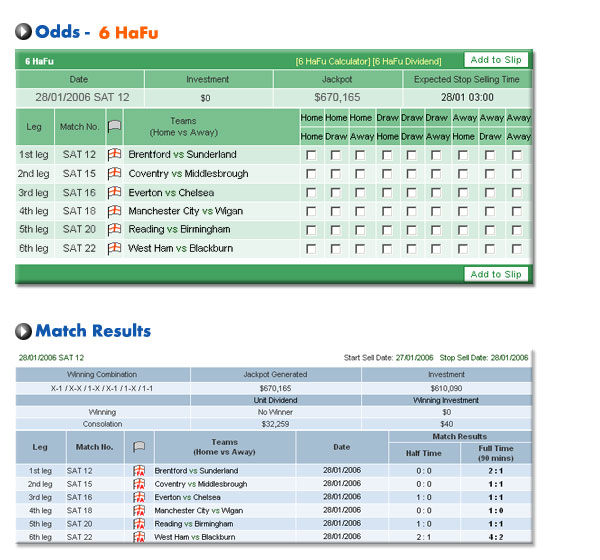 hkjc football betting results