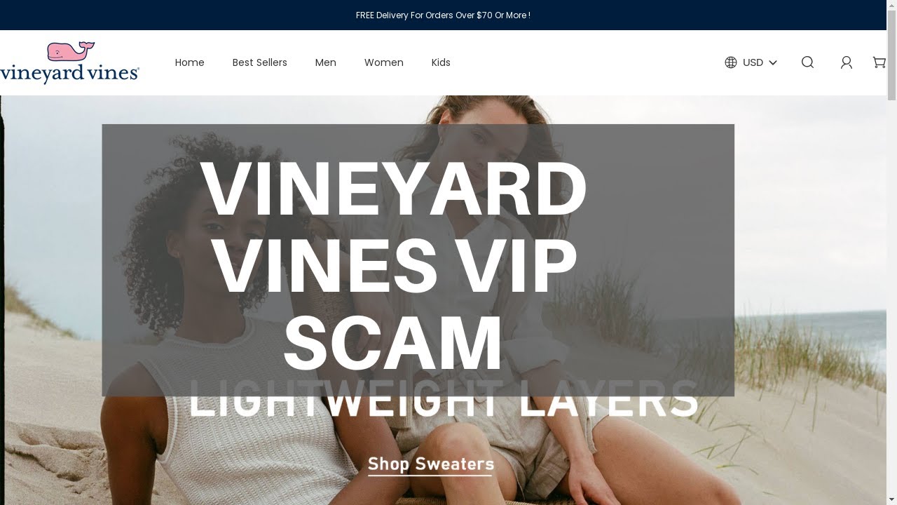 vineyard vines scam