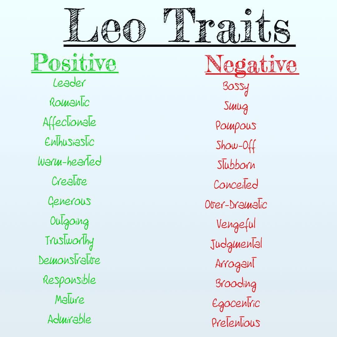leo negative characteristics