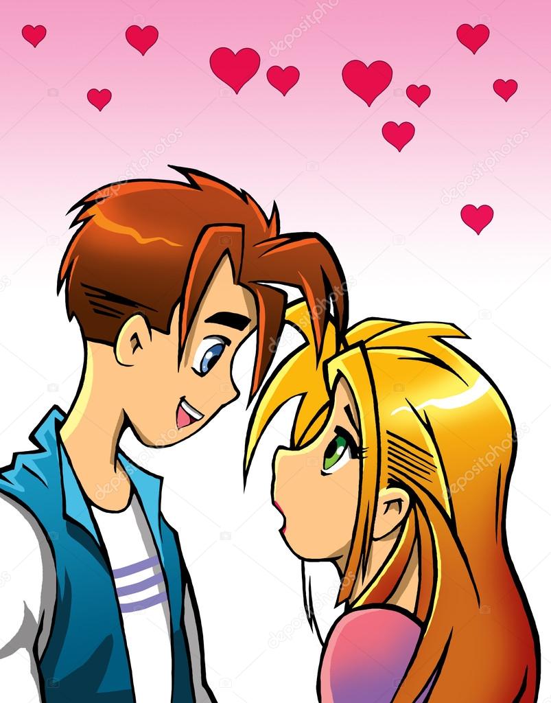 romantic cartoon pictures