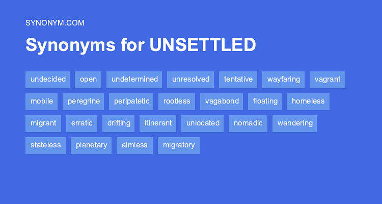 unsettling synonym