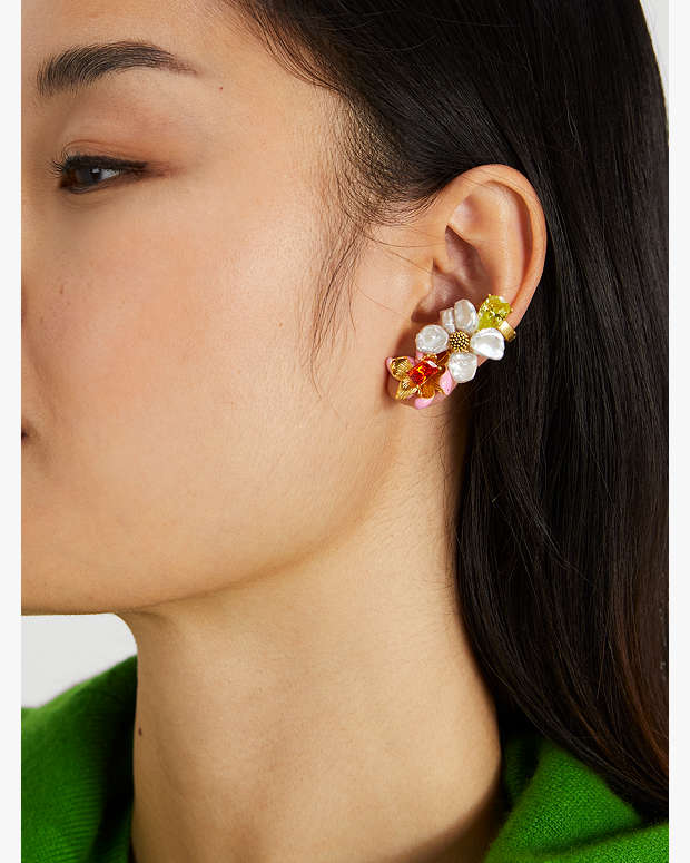 kate spade flower earrings