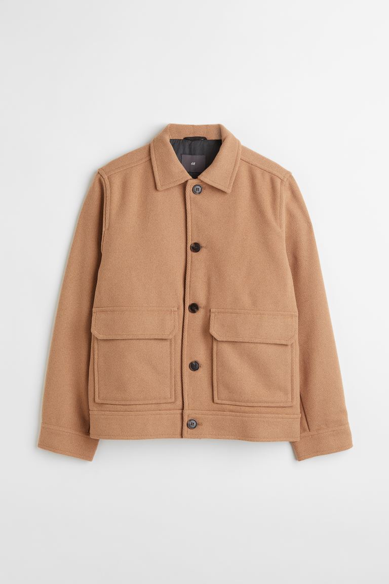 wool jacket h&m