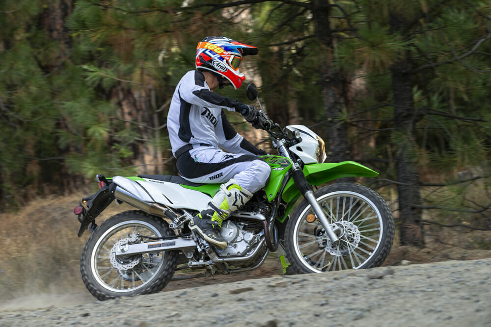 klx230 top speed