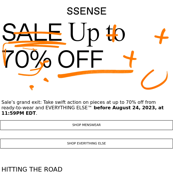 when is ssense sale 2023