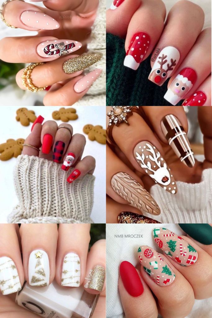 holiday nails designs 2023