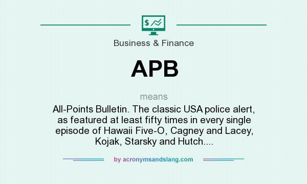 apb meaning police