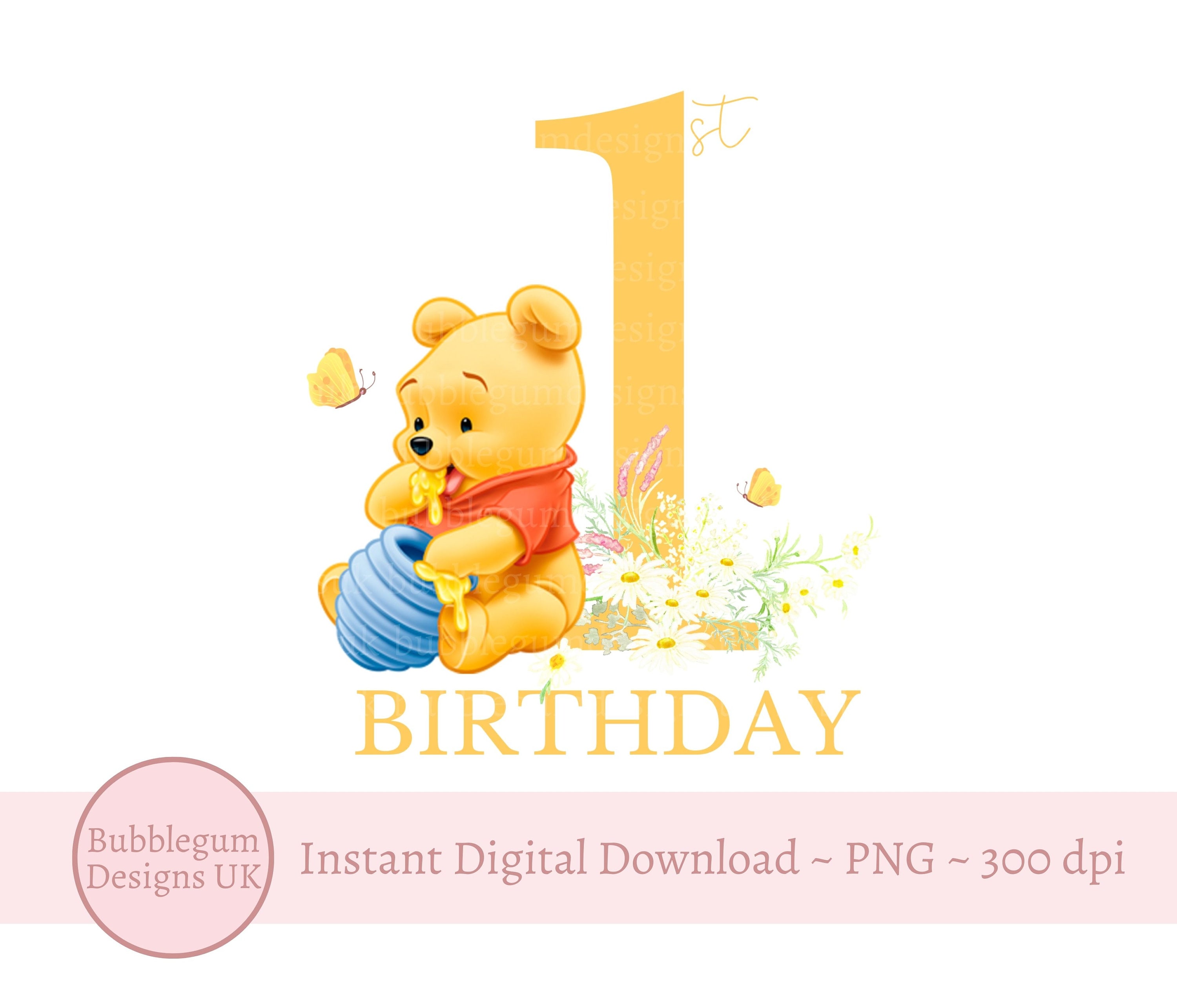 winnie the pooh 1st birthday