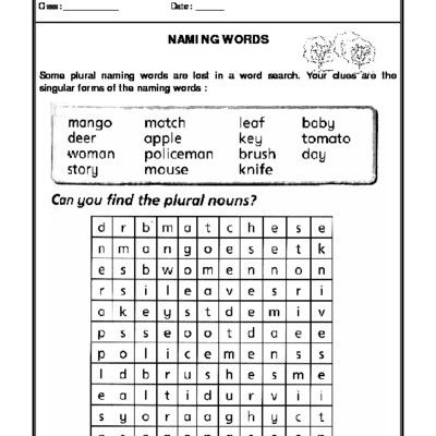 naming word crossword