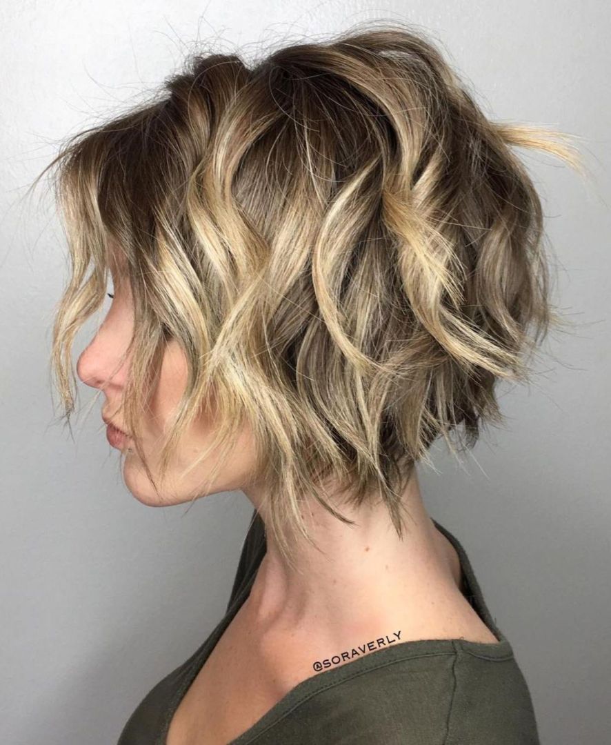 short haircuts for fine wavy hair