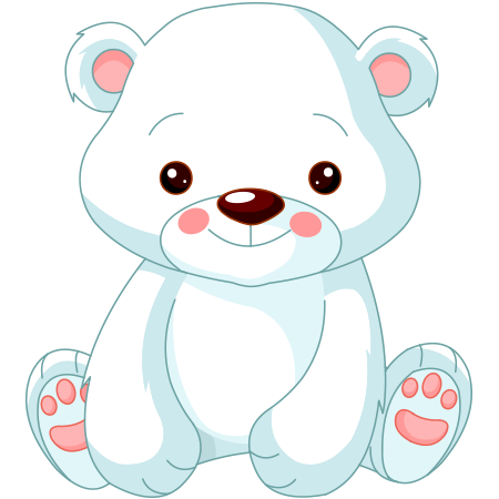 cute polar bear cartoon