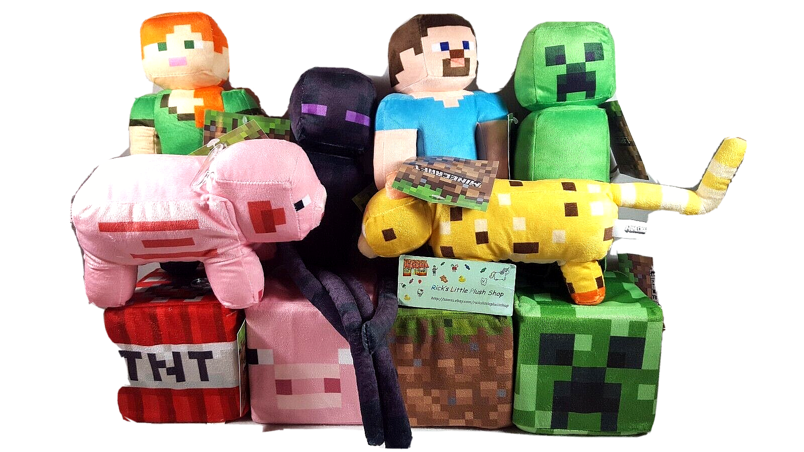 minecraft plush dolls