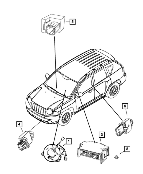 airbag dodge caliber