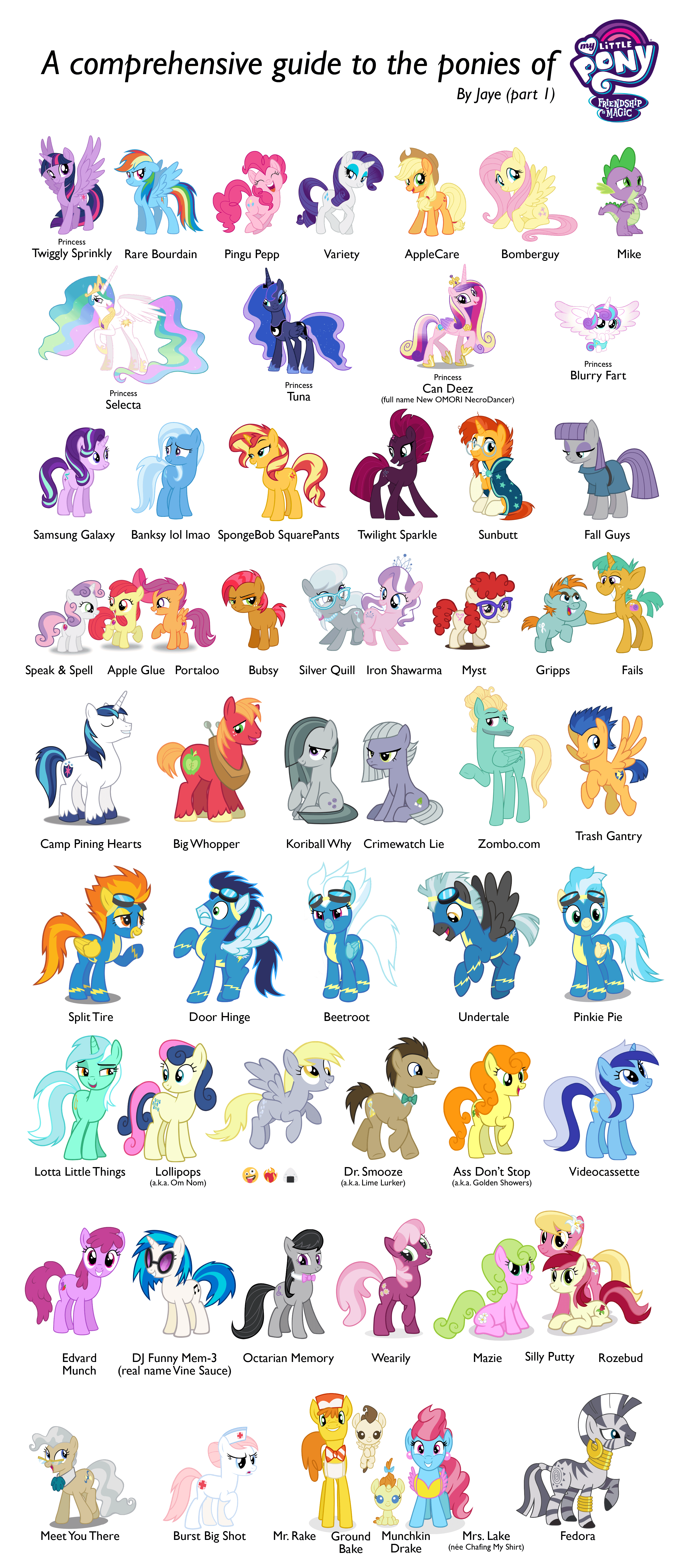 my little pony names