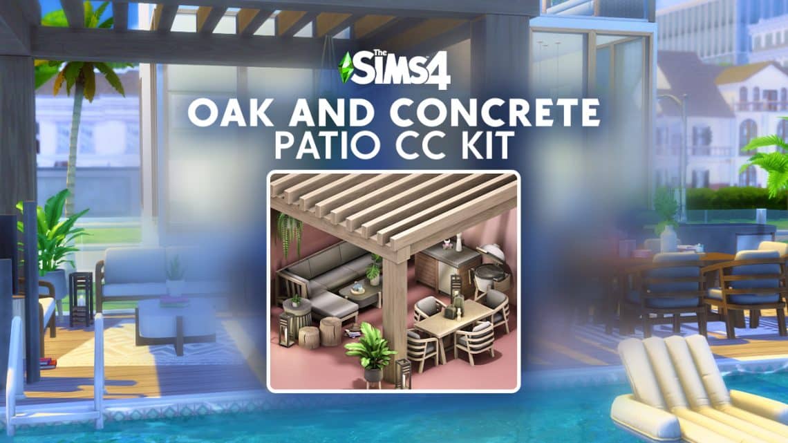 oak and concrete kit sims 4