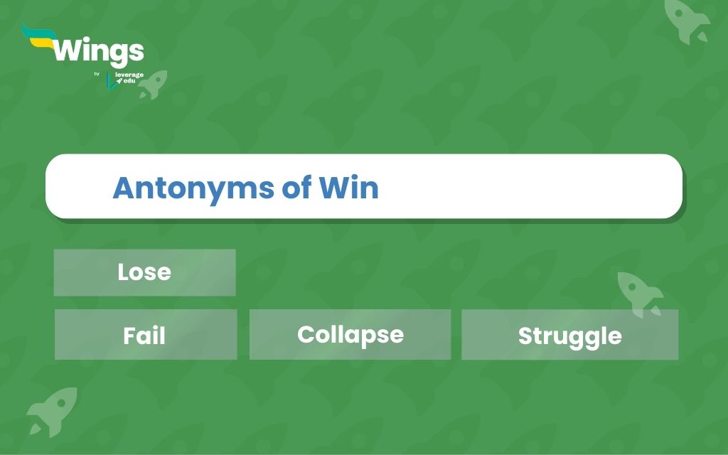 antonyms of won