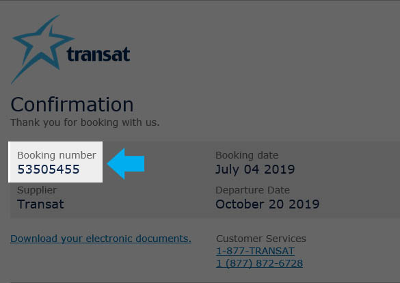 online check in air transat