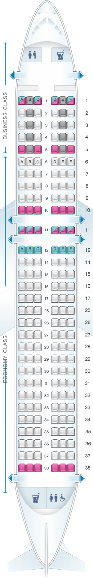 320 airbus seating