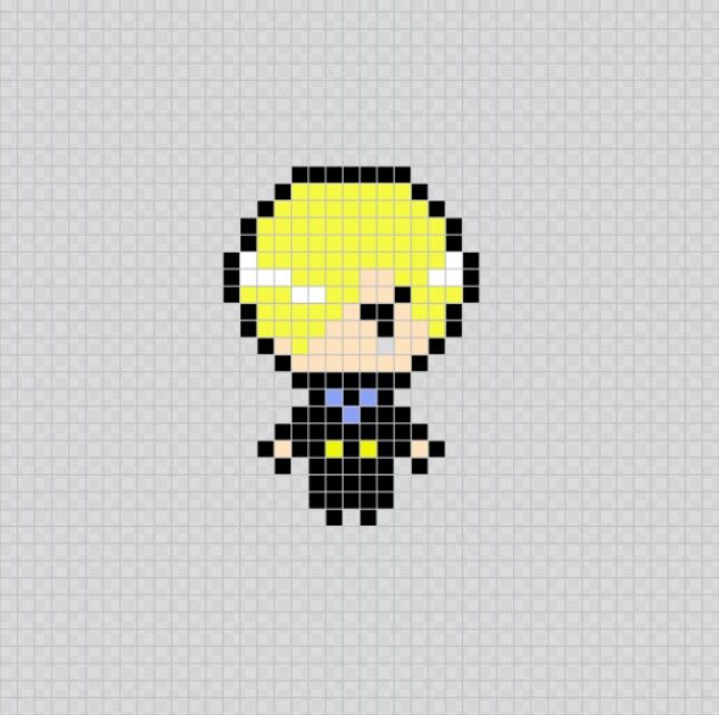 sanji pixel art