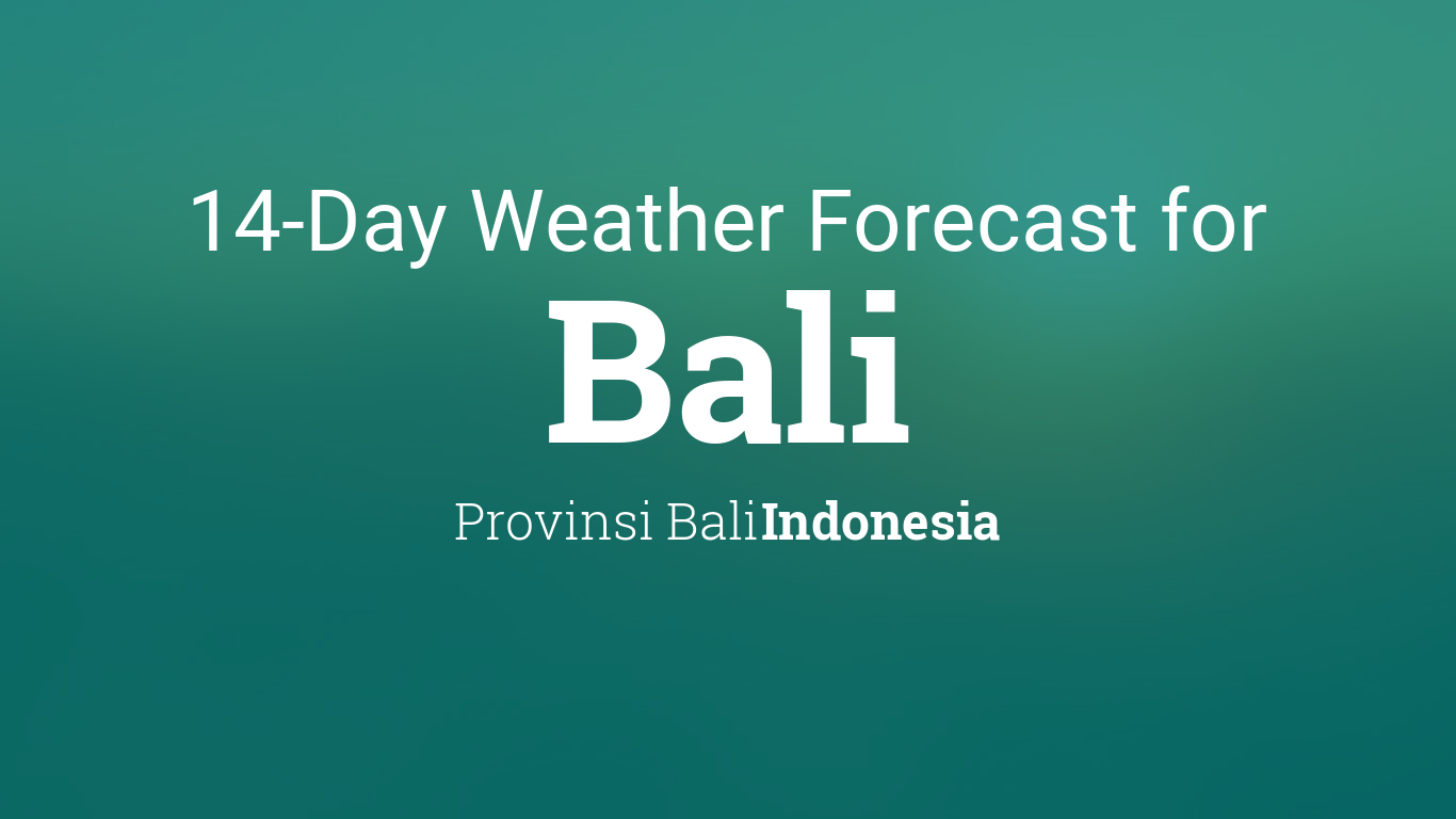 weather forecast in bali