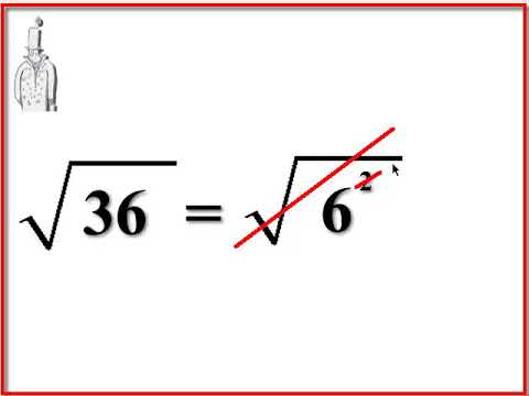 square root of 36 simplified