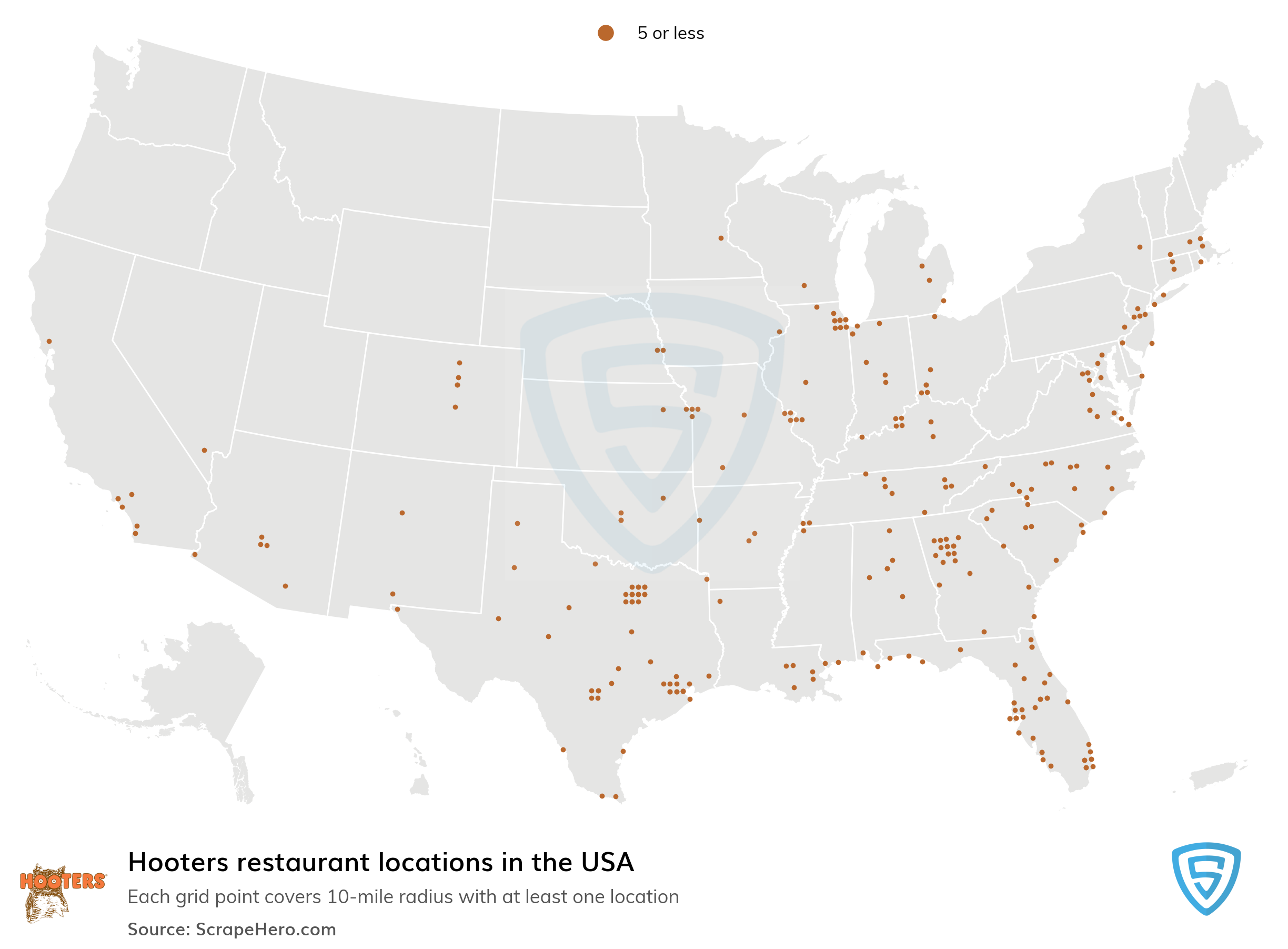 hooters locations