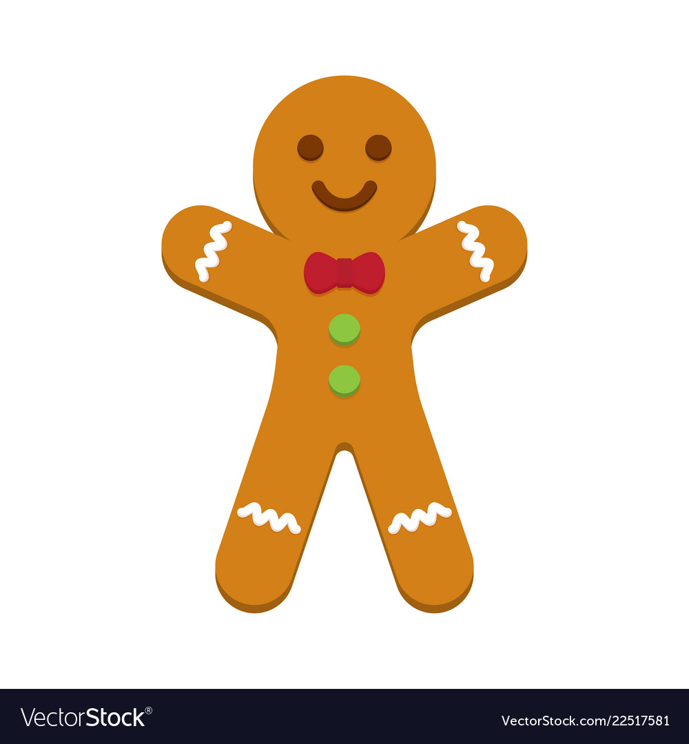 gingerbread man icon