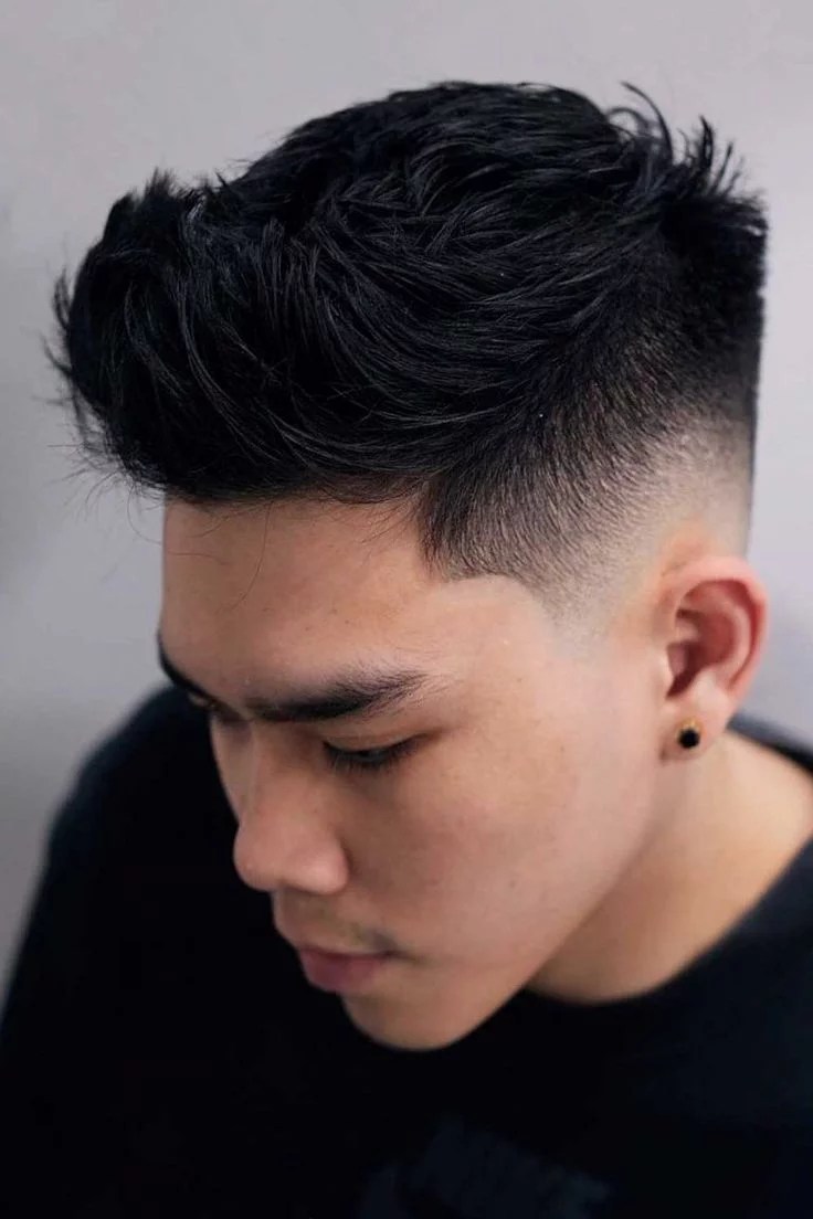 asian men haircut