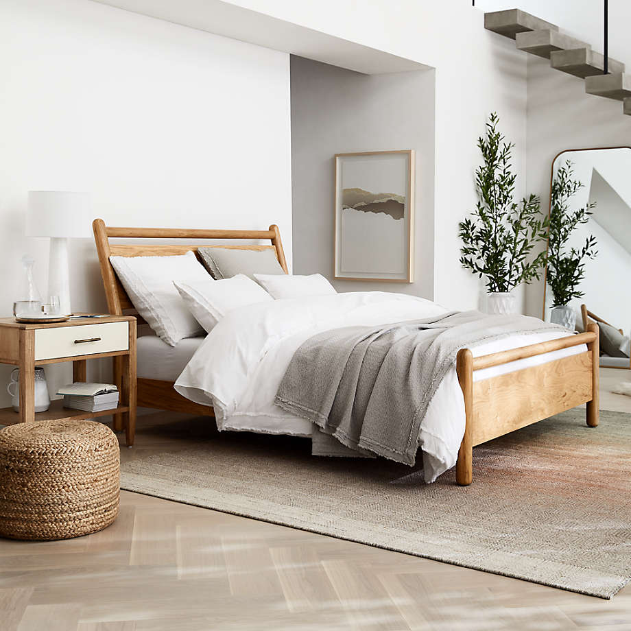 crate and barrel bedspreads